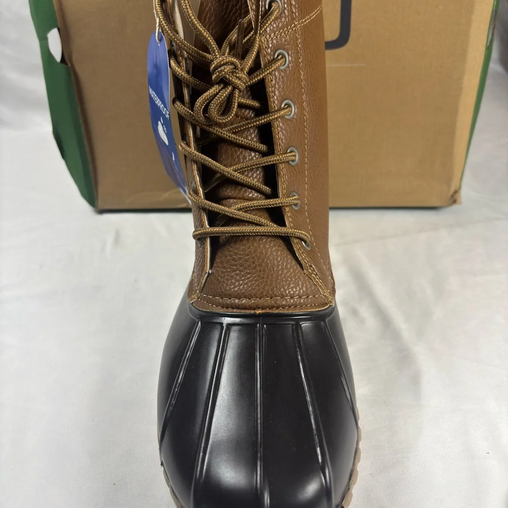 NWT JBU TAN Men's Maine Duck Waterproof Boot,‎